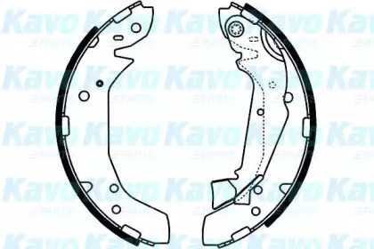 Комлект тормозных накладок KAVO PARTS BS-3416