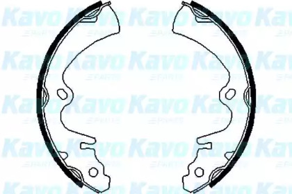 Комлект тормозных накладок KAVO PARTS BS-5402