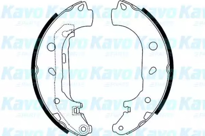 Комлект тормозных накладок KAVO PARTS BS-5433