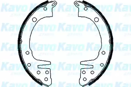 Комлект тормозных накладок KAVO PARTS BS-6400