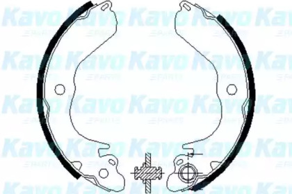 Комлект тормозных накладок KAVO PARTS BS-6408