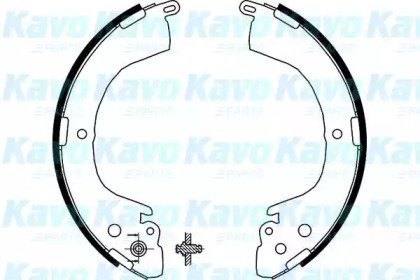 Комлект тормозных накладок KAVO PARTS BS-6411