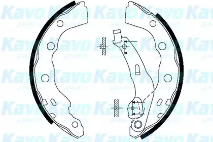 Комлект тормозных накладок KAVO PARTS BS-6413