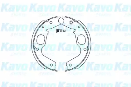 Комлект тормозных накладок KAVO PARTS BS-6423