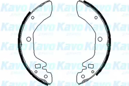 Комлект тормозных накладок KAVO PARTS BS-7400