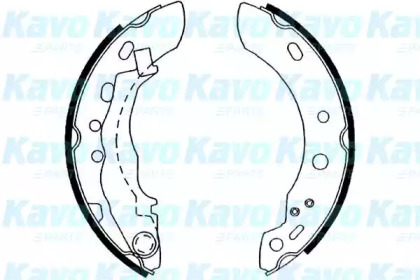 Комлект тормозных накладок KAVO PARTS BS-7425