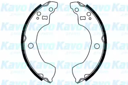 Комлект тормозных накладок KAVO PARTS BS-7427