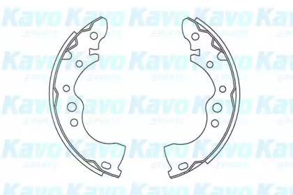 Комлект тормозных накладок KAVO PARTS BS-7434