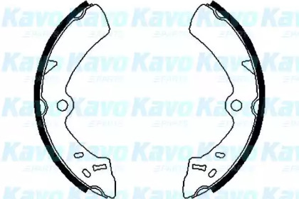 Комлект тормозных накладок KAVO PARTS BS-8902