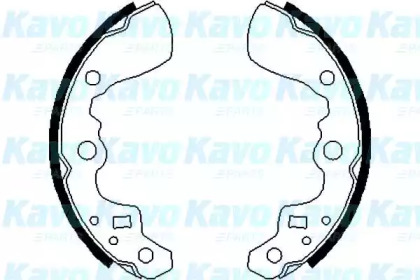 Комлект тормозных накладок KAVO PARTS BS-8909