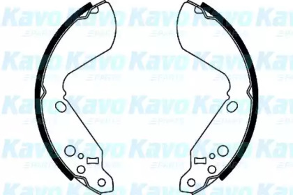 Комлект тормозных накладок KAVO PARTS BS-8911