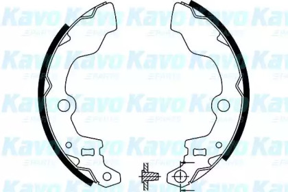 Комлект тормозных накладок KAVO PARTS BS-8921