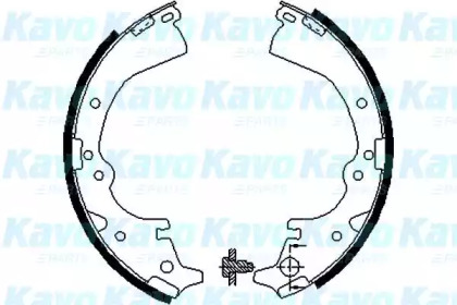 Комлект тормозных накладок KAVO PARTS BS-9905