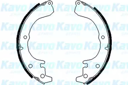 Комлект тормозных накладок KAVO PARTS BS-9908