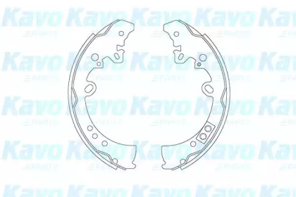 Комлект тормозных накладок KAVO PARTS BS-9939