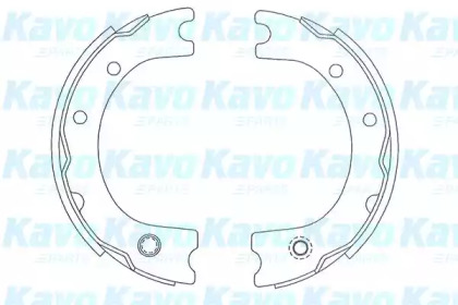 Комлект тормозных накладок KAVO PARTS BS-9940