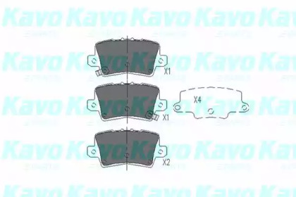 Комплект тормозных колодок KAVO PARTS KBP-2014