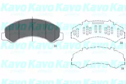 Комплект тормозных колодок KAVO PARTS KBP-3511