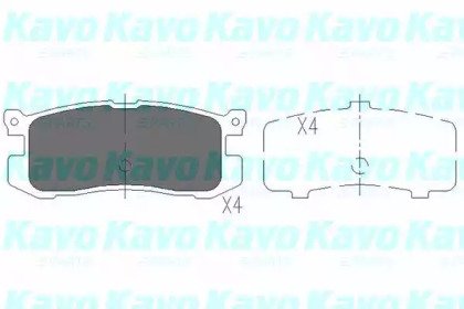 Комплект тормозных колодок KAVO PARTS KBP-4537