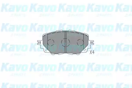 Комплект тормозных колодок KAVO PARTS KBP-4576