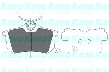 Комплект тормозных колодок KAVO PARTS KBP-5513