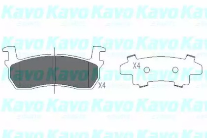 Комплект тормозных колодок KAVO PARTS KBP-6594