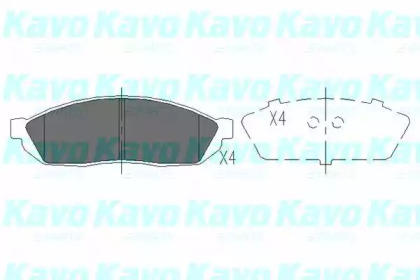 Комплект тормозных колодок KAVO PARTS KBP-8501