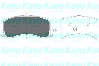 Комплект тормозных колодок KAVO PARTS KBP-8517