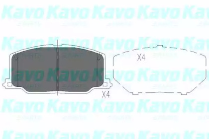 Комплект тормозных колодок KAVO PARTS KBP-9036