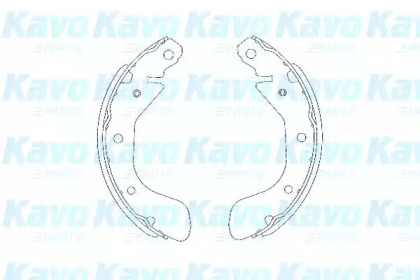 Комлект тормозных накладок KAVO PARTS KBS-1401