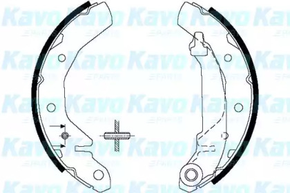 Комлект тормозных накладок KAVO PARTS KBS-1407