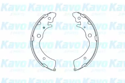 Комлект тормозных накладок KAVO PARTS KBS-2901