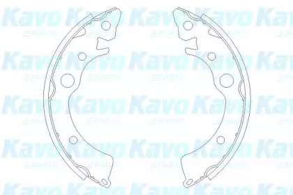 Комлект тормозных накладок KAVO PARTS KBS-2902