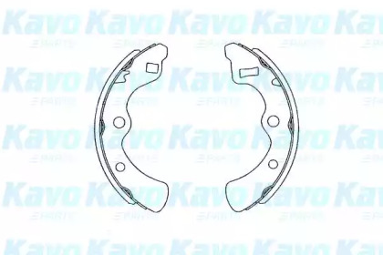 Комлект тормозных накладок KAVO PARTS KBS-2904