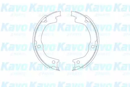 Комлект тормозных накладок KAVO PARTS KBS-3404