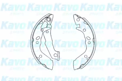 Комлект тормозных накладок KAVO PARTS KBS-3411