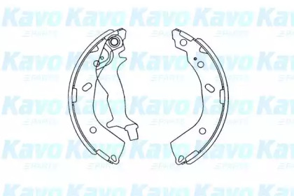 Комлект тормозных накладок KAVO PARTS KBS-3412