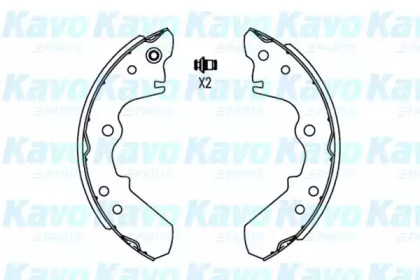 Комлект тормозных накладок KAVO PARTS KBS-3902