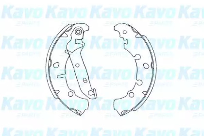 Комлект тормозных накладок KAVO PARTS KBS-5402