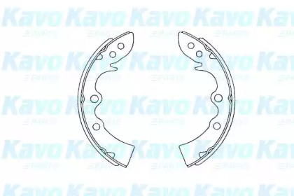 Комлект тормозных накладок KAVO PARTS KBS-5408