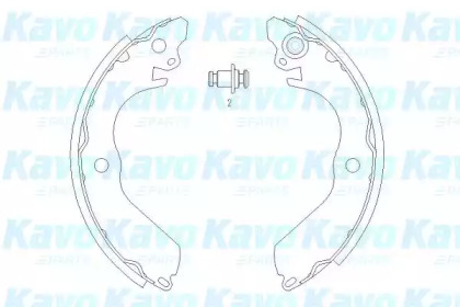 Комлект тормозных накладок KAVO PARTS KBS-6411