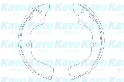 Комлект тормозных накладок KAVO PARTS KBS-6412