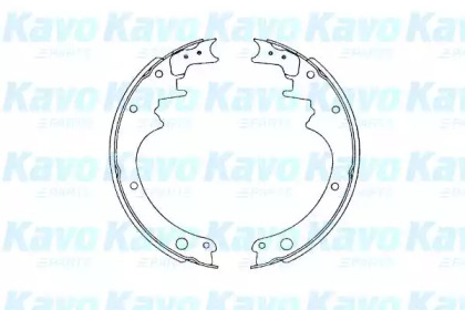 Комлект тормозных накладок KAVO PARTS KBS-7426