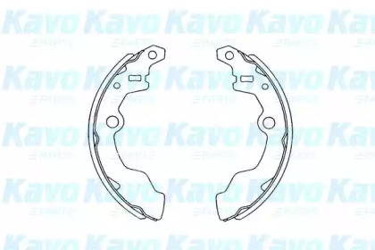 Комлект тормозных накладок KAVO PARTS KBS-8401