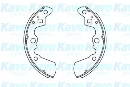 Комлект тормозных накладок KAVO PARTS KBS-8906