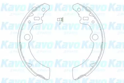 Комлект тормозных накладок KAVO PARTS KBS-8907