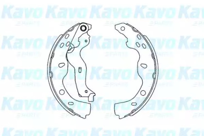 Комлект тормозных накладок KAVO PARTS KBS-8914