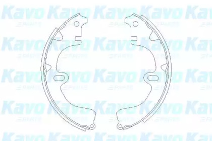 Комлект тормозных накладок KAVO PARTS KBS-9918