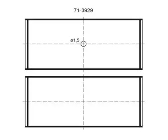 Шатунный подшипник GLYCO 71-3929/4 STD