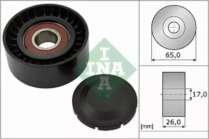 Паразитный / ведущий ролик, поликлиновой ремень INA 532 0557 10